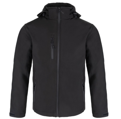 Bluza męska softshell z odpinanym kapturem